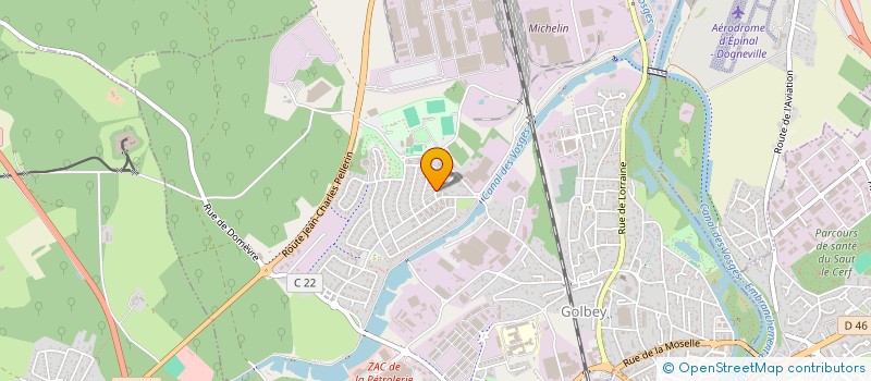 localisation de l'entreprise SOINPLUS à GOLBEY