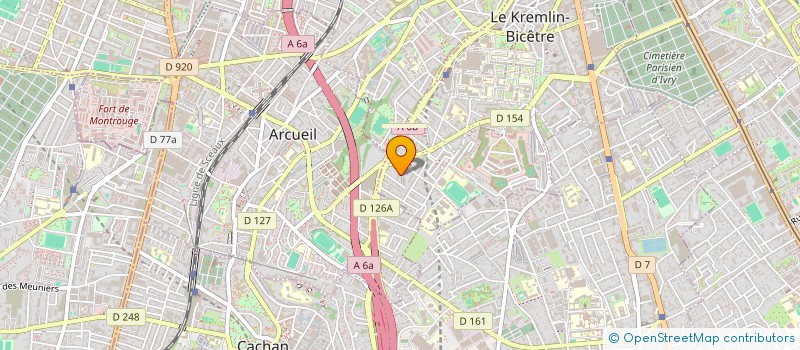 localisation de l'entreprise SOINS, ARTS, DRAMATHERAPIE, ACCOMPAGNEMENTS DE PROJETS THERAPEUTIQUES (SADAPT')  LE KREMLIN-BICETRE