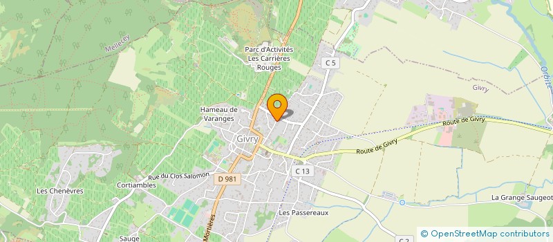 localisation de l'entreprise SOINS ESTHETIQUES GIVRY à GIVRY