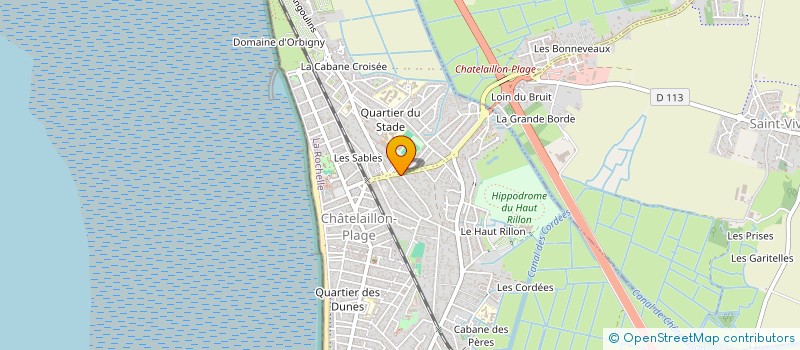 localisation de l'entreprise SOINS ET SANTE DENTAIRE à CHATELAILLON-PLAGE