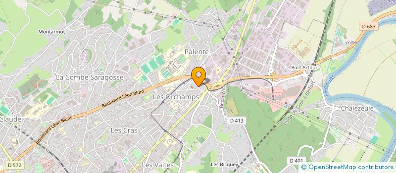 localisation de l'entreprise SOINS ET SERVICES A DOMICILE BISONTINS à BESANCON