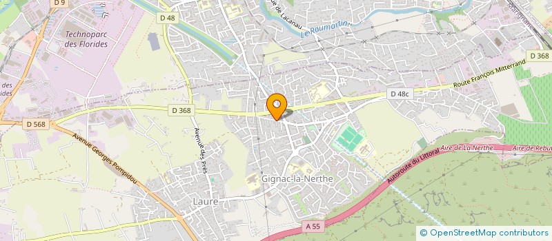 localisation de l'entreprise SOINS ET TRANSPORTS FUNERAIRES SARL  GIGNAC-LA-NERTHE