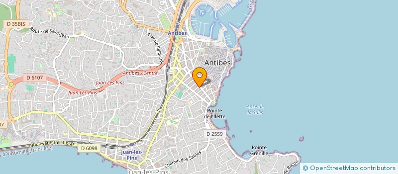localisation de l'entreprise SOINS MAQUILLAGES WELL à ANTIBES
