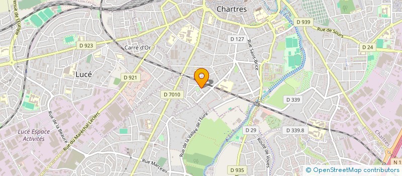 localisation de l'entreprise SOINS MOOV à CHARTRES