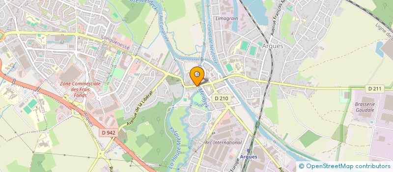 localisation de l'entreprise SOINS PALLIATIFS ACCOMP SOUFFRANTS à ARQUES
