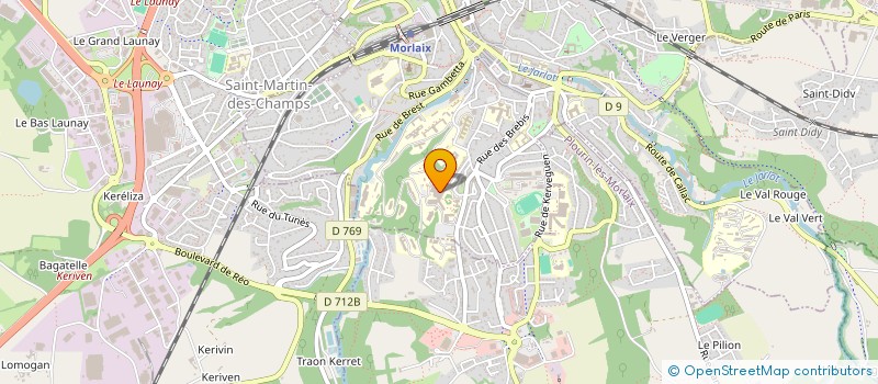 localisation de l'entreprise SOINS PALLIATIFS MORLAIX PRES ECOUTE à MORLAIX