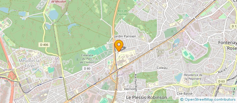 localisation de l'entreprise SOINS PHARMACEUTIQUES AVIS CONSEIL EDUCATION ANTOINE BECLERE à CLAMART