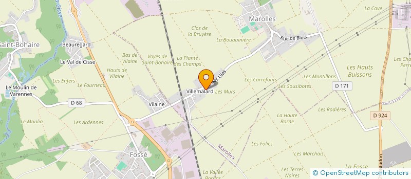 localisation de l'entreprise SOINS SANTE à MAROLLES