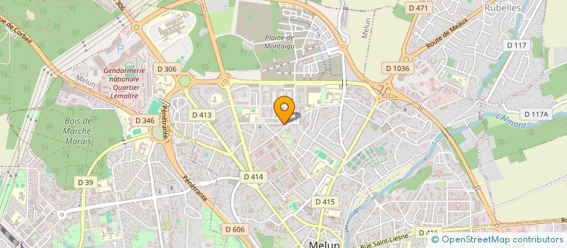 localisation de l'entreprise SOINS SERVICES DOMICILE MELUN à MELUN