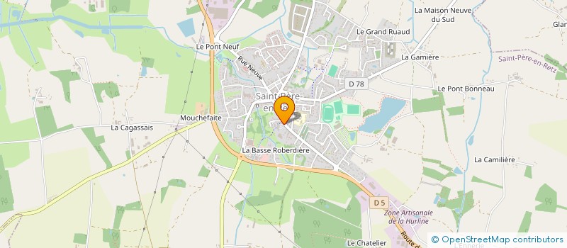 localisation de l'entreprise SOINSANTE à SAINT-PERE-EN-RETZ