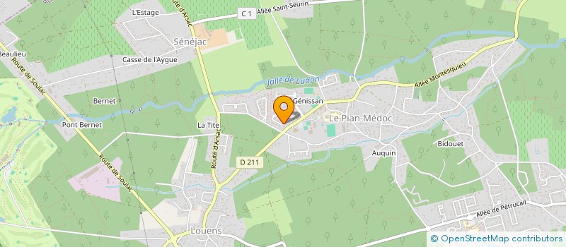 localisation de l'entreprise SOINSIDEL  LE PIAN-MEDOC