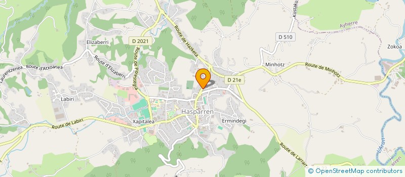 localisation de l'entreprise SOINUBILA  HASPARREN