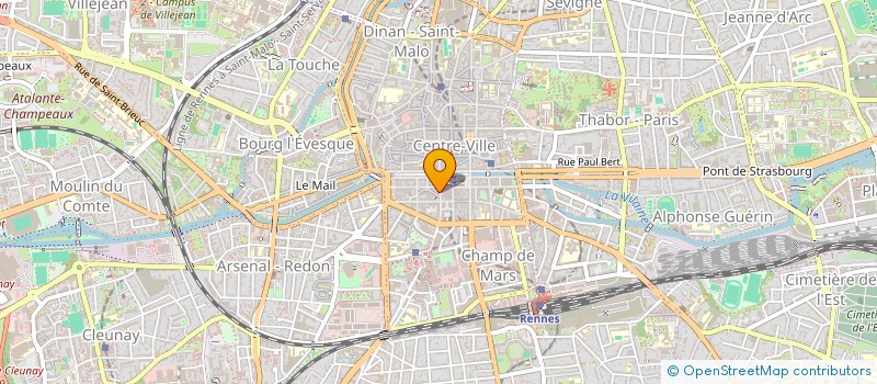 localisation de l'entreprise SOIR BLEU  RENNES