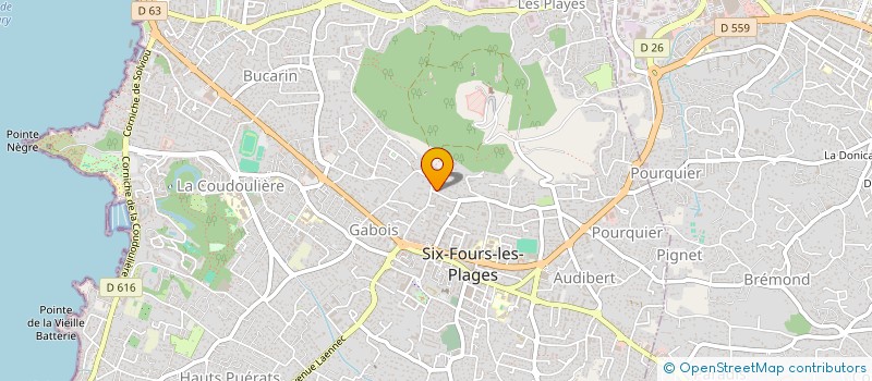 localisation de l'entreprise SOIR D'OR à SIX-FOURS-LES-PLAGES