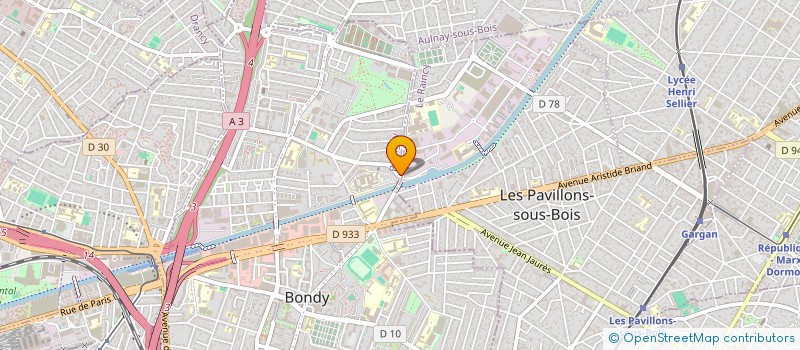 localisation de l'entreprise SOIR DE PLEINE LUNE  BONDY