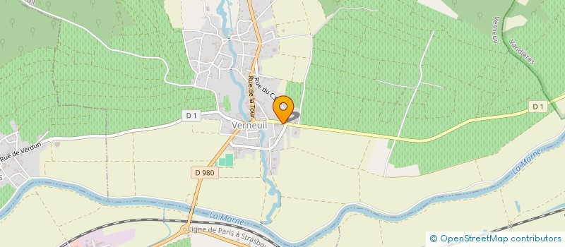 localisation de l'entreprise SOIREE DE DEGUSTATION DES GRANDES CUVEES DE CHAMPAGNE - GUIDE VERON DES CHAMPAGNE à VERNEUIL