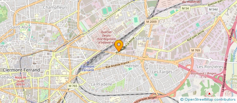 localisation de l'entreprise SOIRS DE FETES GRAND SUD  CLERMONT-FERRAND