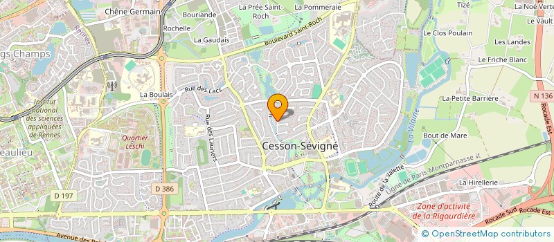 localisation de l'entreprise SOIS PRET IMMOBILIER  CESSON-SEVIGNE