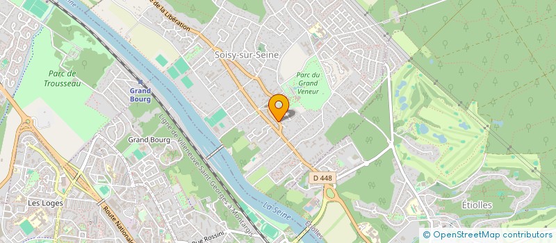 localisation de l'entreprise SOISANGE à SOISY-SUR-SEINE