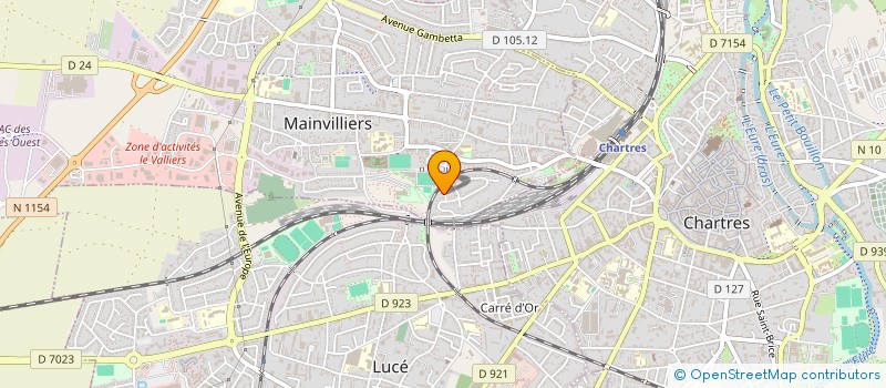 localisation de l'entreprise SOISHEC à MAINVILLIERS