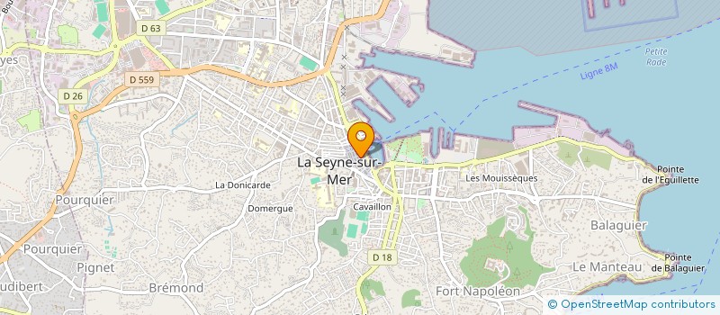 localisation de l'entreprise SOISIK  LA SEYNE-SUR-MER