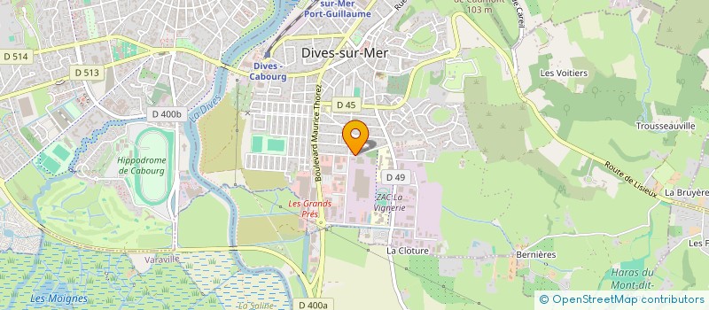 localisation de l'entreprise SOISIK à DIVES-SUR-MER