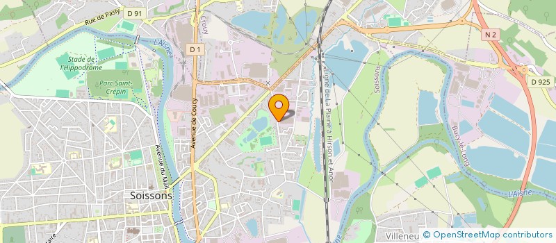 localisation de l'entreprise SOISSONS 2022 à SOISSONS