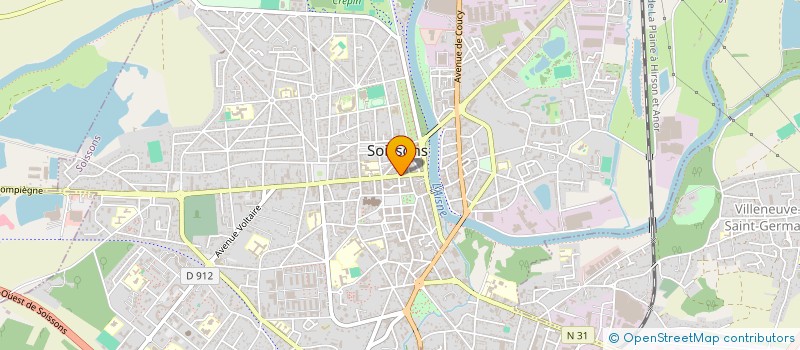localisation de l'entreprise SOISSONS DISTRIBUTION à SOISSONS
