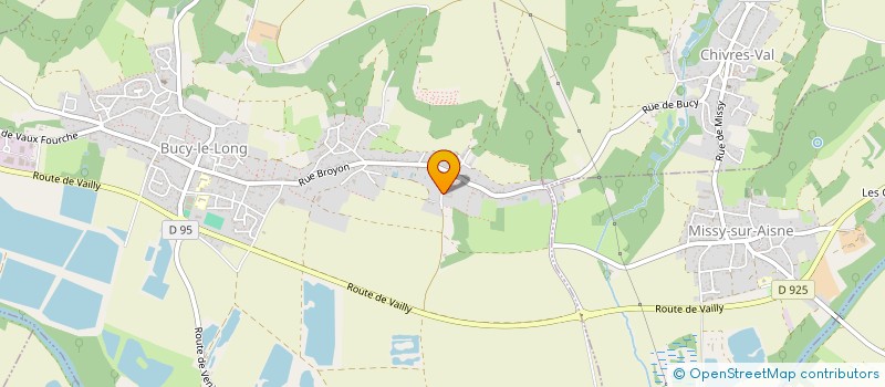 localisation de l'entreprise SOISSONS-PALETTES à BUCY-LE-LONG
