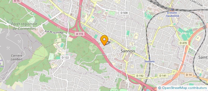 localisation de l'entreprise SOISY CENTRE  SANNOIS