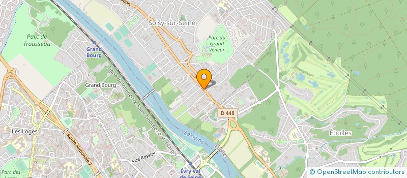 localisation de l'entreprise SOISY OPTIQUE à SOISY-SUR-SEINE