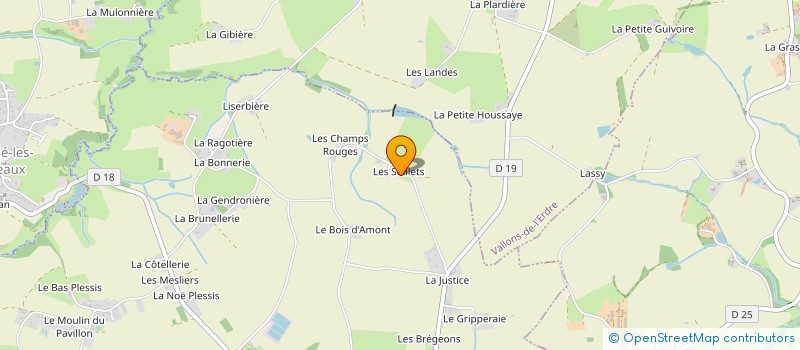 localisation de l'entreprise SOIT LAIT  LA ROCHE-BLANCHE