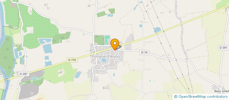 localisation de l'entreprise SOITAAB FRANCE à THORIGNE-D'ANJOU