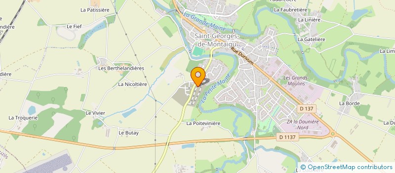 localisation de l'entreprise SOIXANTE14 à MONTAIGU-VENDEE