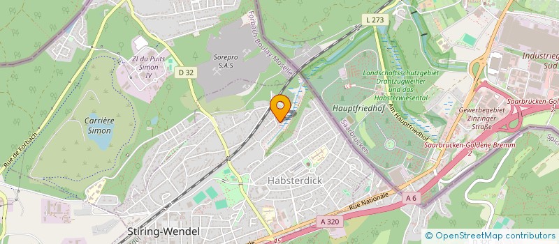 localisation de l'entreprise SOIZE ET SAINT TROIS  STIRING-WENDEL