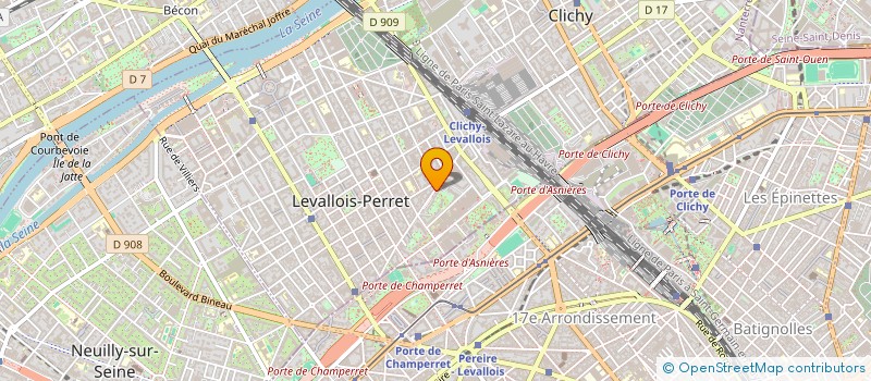 localisation de l'entreprise SOIZENAPARIS à LEVALLOIS-PERRET