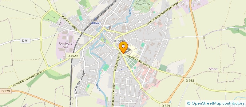 localisation de l'entreprise SOJA à ALBERT