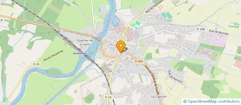 localisation de l'entreprise SOJA  AUXONNE