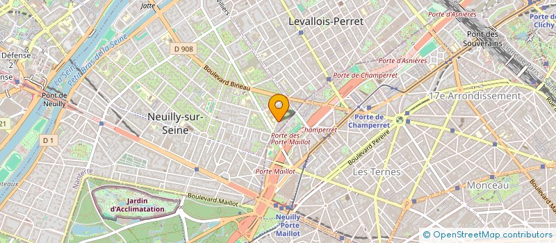 localisation de l'entreprise SOJA à NEUILLY-SUR-SEINE