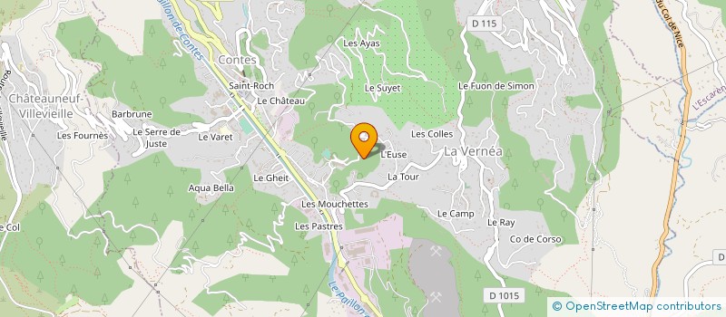 localisation de l'entreprise SOJAC  CONTES