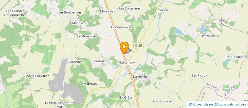 localisation de l'entreprise SOJAC INDUSTRIE à PLAISANCE