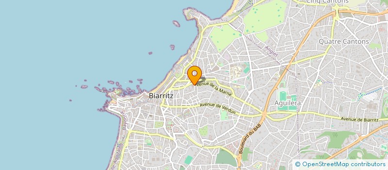 localisation de l'entreprise SOJACATI à BIARRITZ