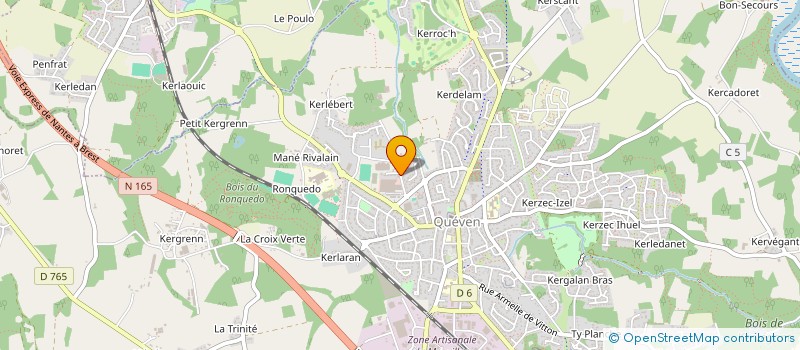 localisation de l'entreprise SOJAFRAIS à QUEVEN
