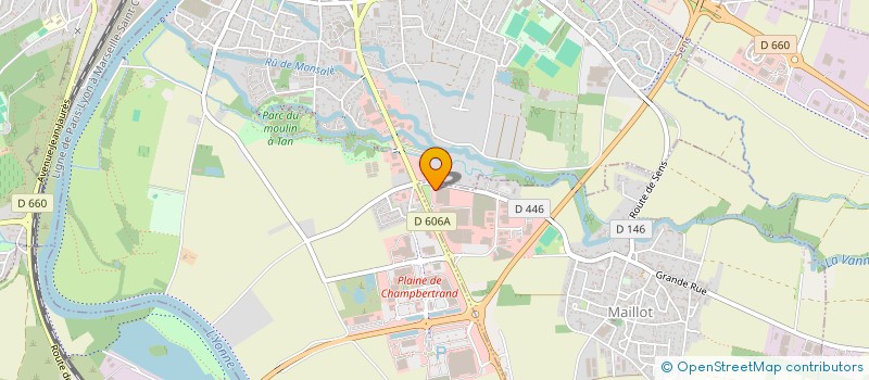 localisation de l'entreprise SOJAG à MAILLOT