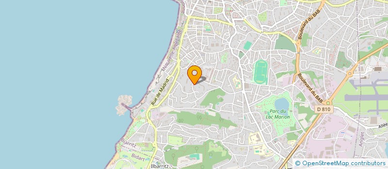localisation de l'entreprise SOJAIMER à BIARRITZ