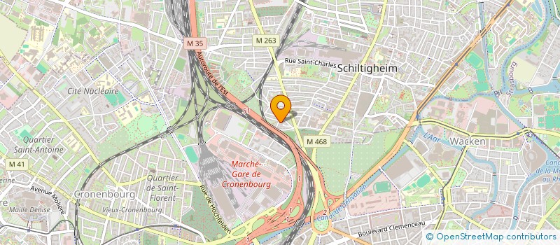 localisation de l'entreprise SOJALA  SCHILTIGHEIM