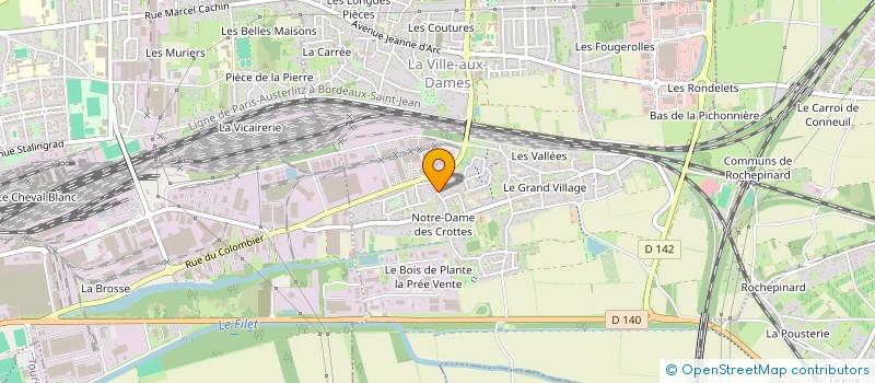 localisation de l'entreprise SOJALAC à LA VILLE-AUX-DAMES