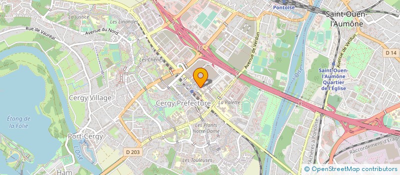 localisation de l'entreprise SOJAM CAPITAL à CERGY