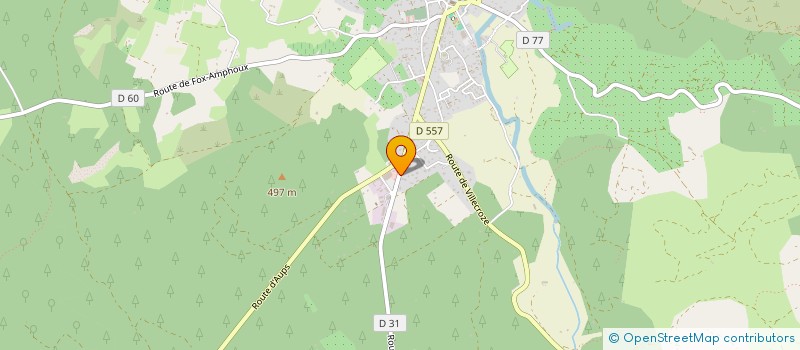 localisation de l'entreprise SOJAMA  AUPS