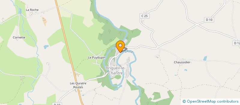 localisation de l'entreprise SOJAMES à BRIGUEIL-LE-CHANTRE